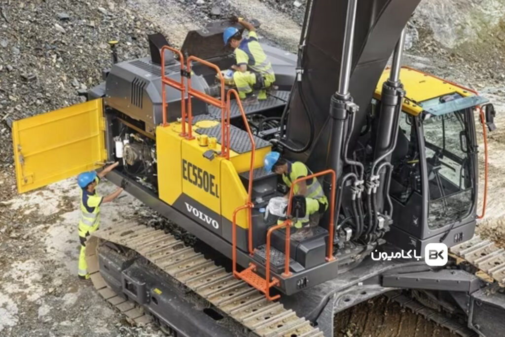 بیل مکانیکی ۵۰ تنی ولوو EC550E