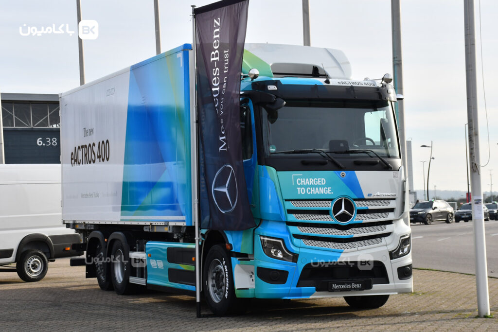 3- کامیون مرسدس بنز eActros 400 برقی برای مسیرهای کوتاهتر