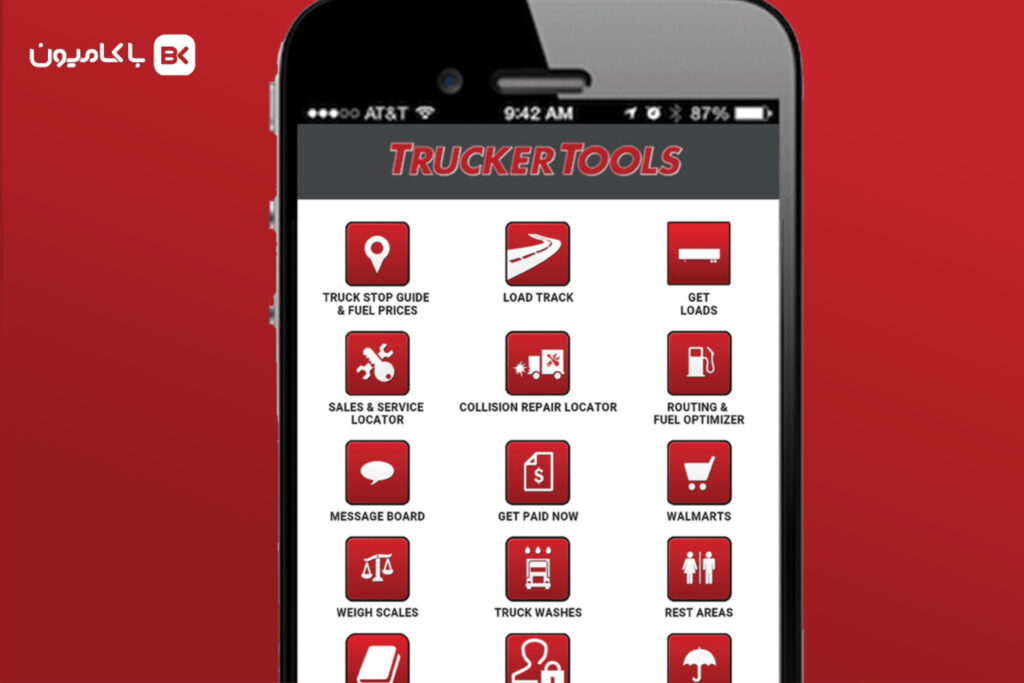 ۹) برنامه Trucker Tools، مجموعه ابزارهای جامع رانندگی