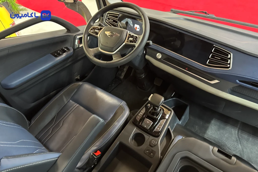کامیونت فورس 6 تن جدید در نمایشگاه تهران؛ با گیربکس اتومات و آپشنهای سواری