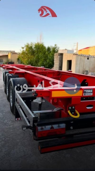فروش تریلر کانتینر بر سه محور باکیفیت | 1405